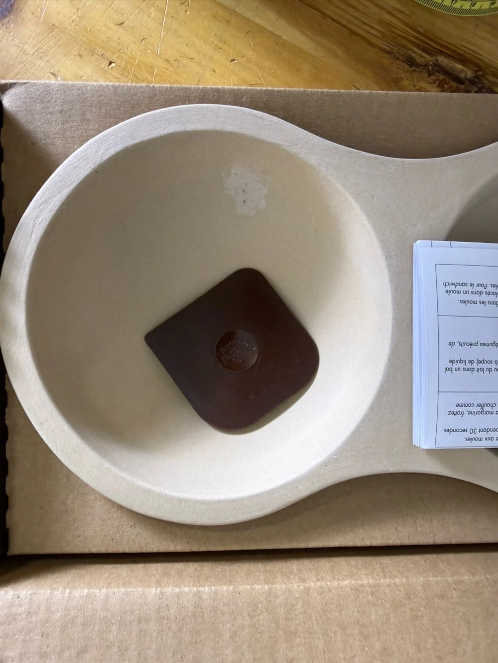 NIB The Pampered Chef Microwave Stoneware Egg Cooker‎ 1372